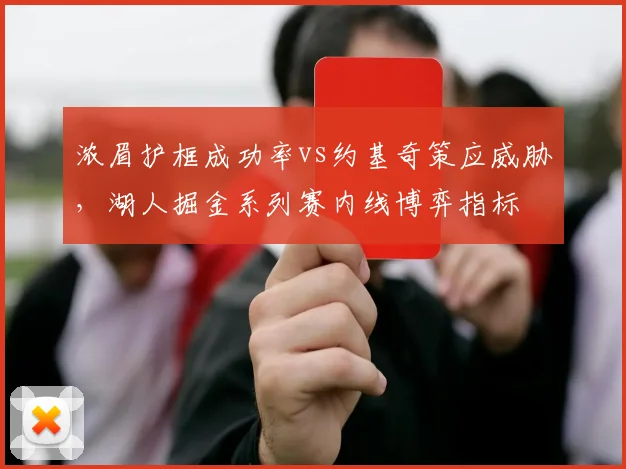 浓眉护框成功率vs约基奇策应威胁，湖人掘金系列赛内线博弈指标